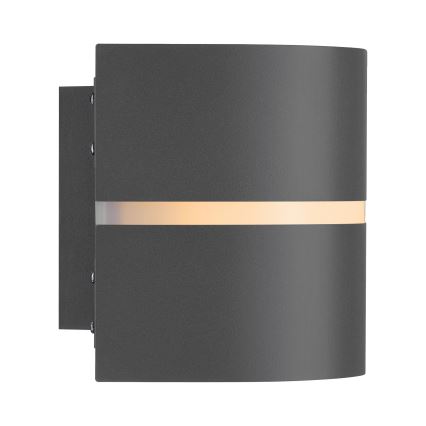 Nordlux - Lauko sieninis šviestuvas SIBELIS 1xE27/10W/230V IP44 antracitas