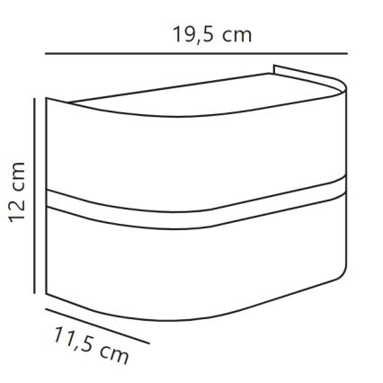 Nordlux - Lauko sieninis šviestuvas SIBELIS 1xE27/10W/230V IP44 antracitas