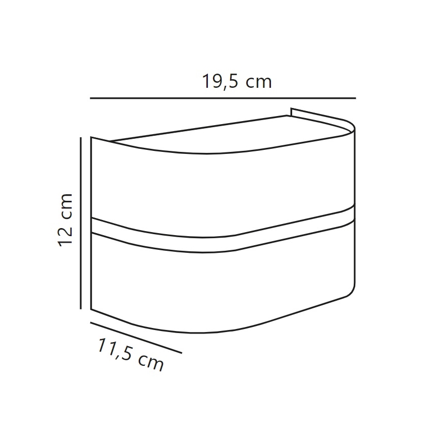Nordlux - Lauko sieninis šviestuvas SIBELIS 1xE27/10W/230V IP44 antracitas