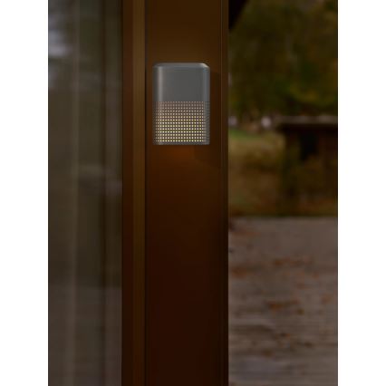 Nordlux - Lauko sieninis šviestuvas SIDARA 1xE27/15W/230V IP54 antracitas