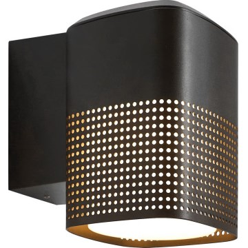 Nordlux - Lauko sieninis šviestuvas SIDARA 1xE27/15W/230V IP54 juodas