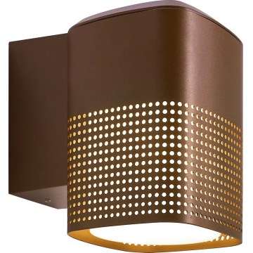 Nordlux - Lauko sieninis šviestuvas SIDARA 1xE27/15W/230V IP54 rudas