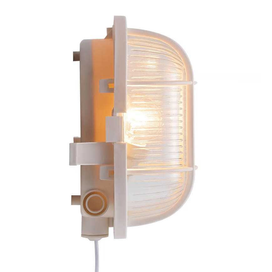 Nordlux - Lauko sieninis šviestuvas SKOTLAMPE 1xE27/60W/230V IP44 balta