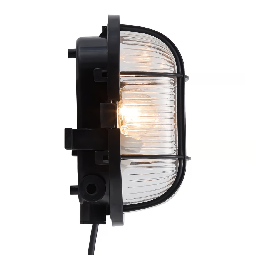 Nordlux - Lauko sieninis šviestuvas SKOTLAMPE 1xE27/60W/230V IP44 juoda