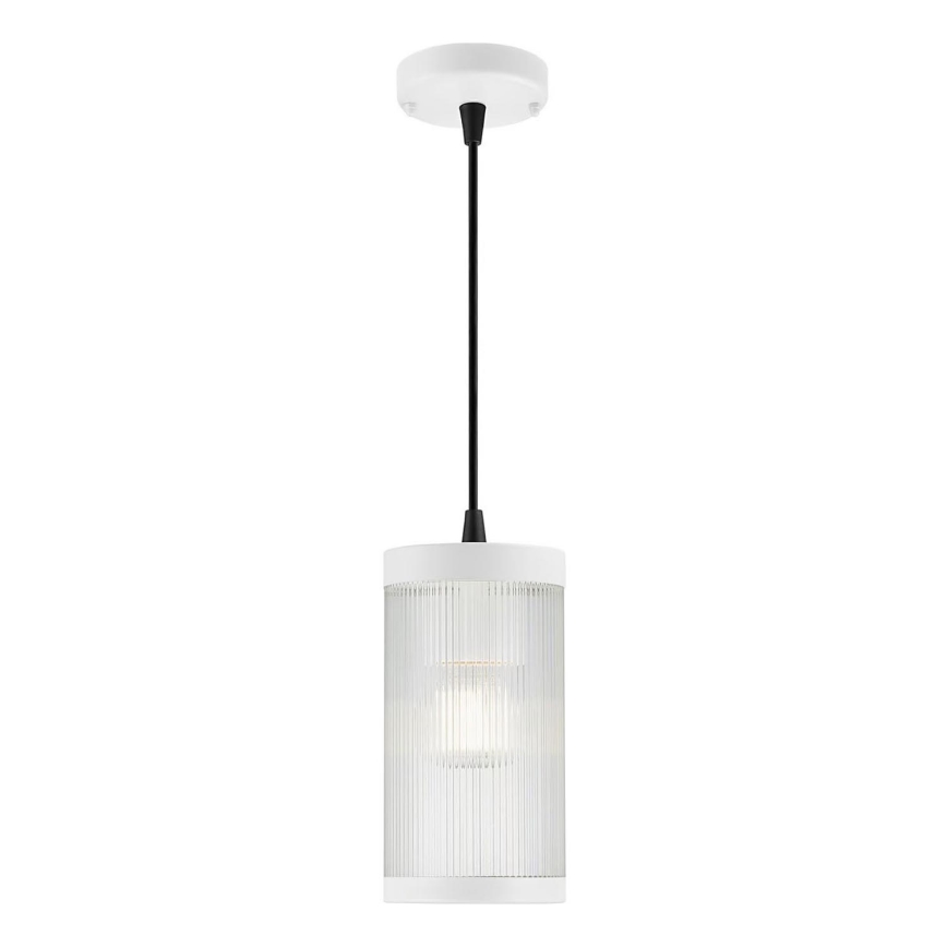 Nordlux - Lauko sietynas ant virvės COUPAR 1xE27/25W/230V IP33 balta