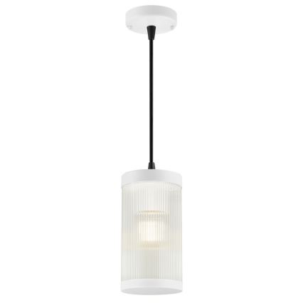 Nordlux - Lauko sietynas ant virvės COUPAR 1xE27/25W/230V IP33 balta