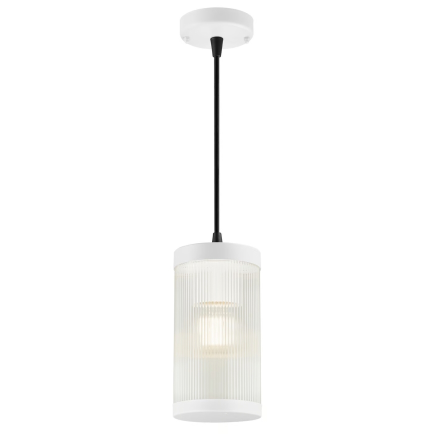 Nordlux - Lauko sietynas ant virvės COUPAR 1xE27/25W/230V IP33 balta