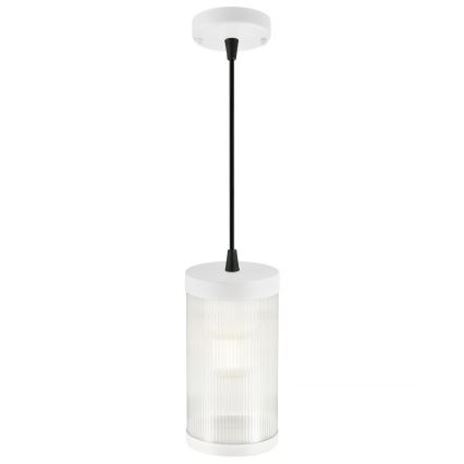 Nordlux - Lauko sietynas ant virvės COUPAR 1xE27/25W/230V IP33 balta