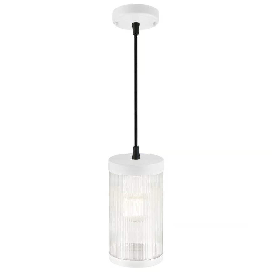 Nordlux - Lauko sietynas ant virvės COUPAR 1xE27/25W/230V IP33 balta