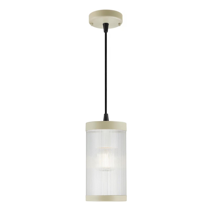 Nordlux - Lauko sietynas ant virvės COUPAR 1xE27/25W/230V IP33 diametras 13 cm kreminė