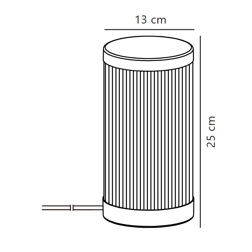 Nordlux - Lauko stalinis šviestuvas COUPAR 1xE27/25W/230V IP54 smėlio spalva