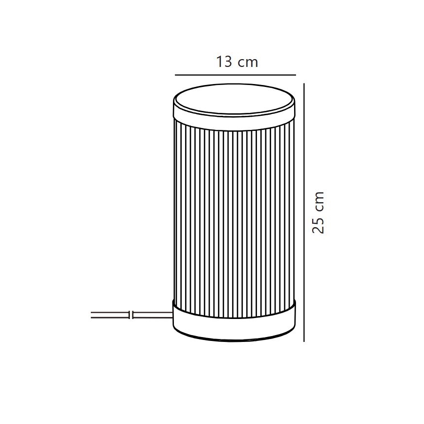 Nordlux - Lauko stalinis šviestuvas COUPAR 1xE27/25W/230V juoda