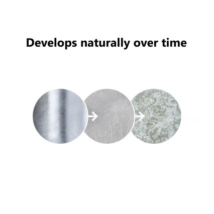 Nordlux - lauko šviestuvas AGGER 1xE27/60W/230V IP54 sidabro spalvos 83 cm