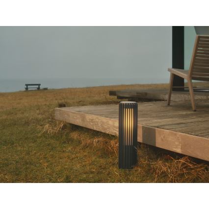 Nordlux - Lauko šviestuvas ALUDRA 1xE27/15W/230V IP44 antracitas 45,4 cm