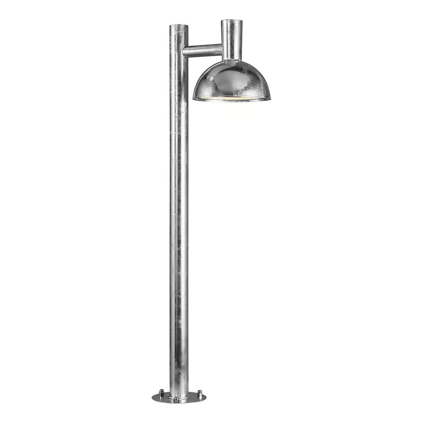 Nordlux - Lauko šviestuvas ARKI 1xE27/20W/230V IP54 100 cm sidabras