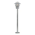 Nordlux - Lauko šviestuvas BLOKHUS 1xE27/60W/230V IP54 sidabrinis 92 cm