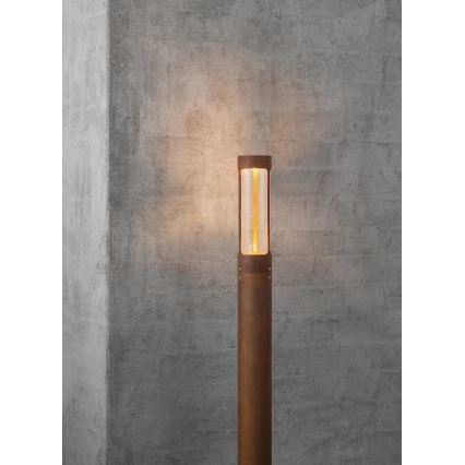 Nordlux - lauko šviestuvas HELIX 1xGU10/8W/230V IP44 rūdžių spalvos