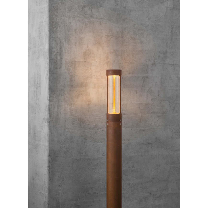 Nordlux - lauko šviestuvas HELIX 1xGU10/8W/230V IP44 rūdžių spalvos