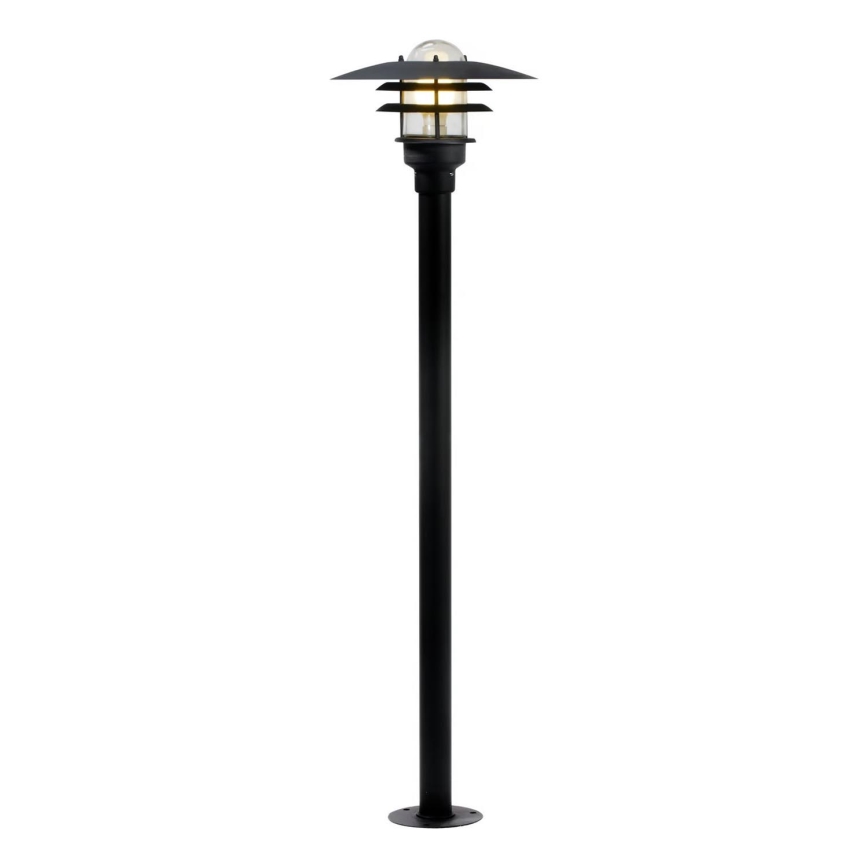 Nordlux - Lauko šviestuvas LONSTRUP 1xE27/60W/230V IP44 juoda 116 cm