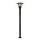 Nordlux - Lauko šviestuvas LONSTRUP 1xE27/60W/230V IP44 juoda 116 cm