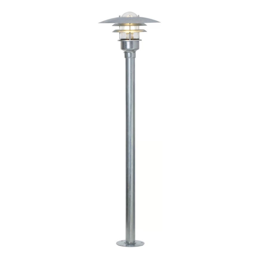 Nordlux - Lauko šviestuvas LONSTRUP 1xE27/60W/230V IP44 matinis chromas 116 cm