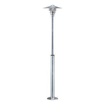Nordlux - Lauko šviestuvas VEJERS 1xE27/60W/230V IP54 sidabrinis