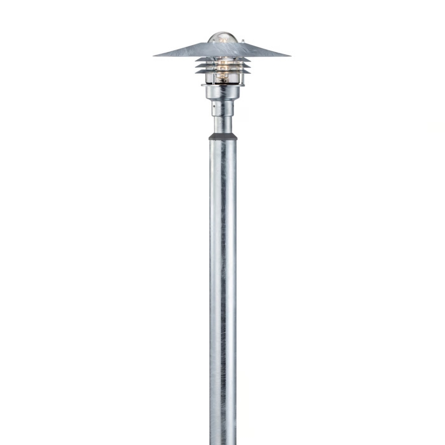 Nordlux - Lauko šviestuvas VEJERS 1xE27/60W/230V IP54 sidabrinis