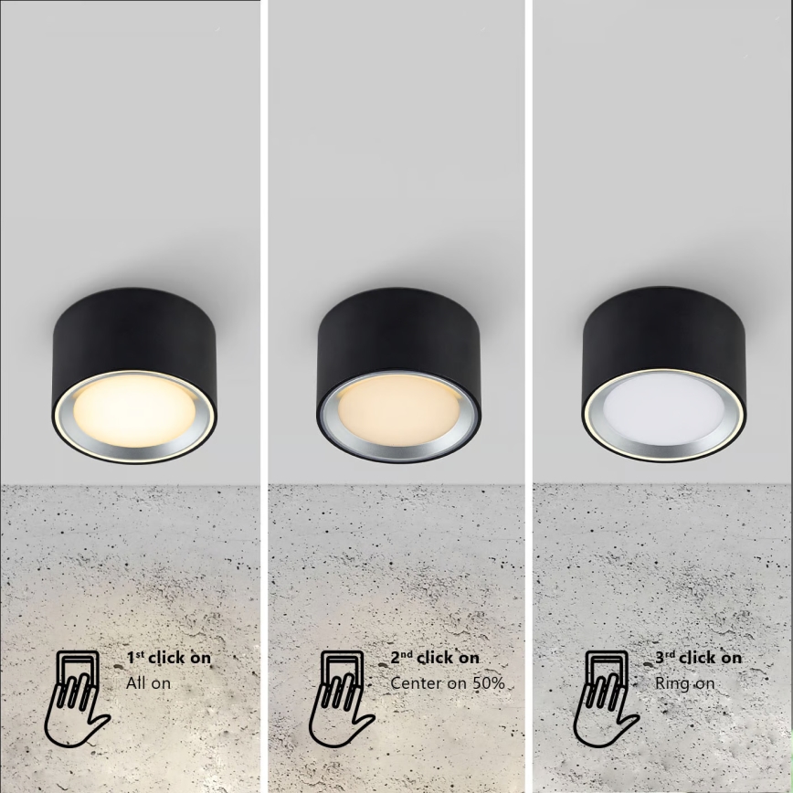 Nordlux - LED akcentinis šviestuvas FALLON LED/5,5W/230V juoda