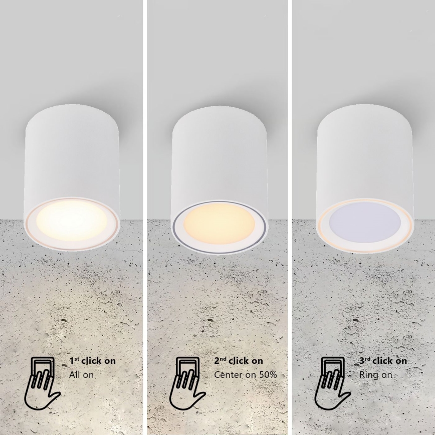 Nordlux - LED akcentinis šviestuvas FALLON LONG LED/5,5W/230V balta