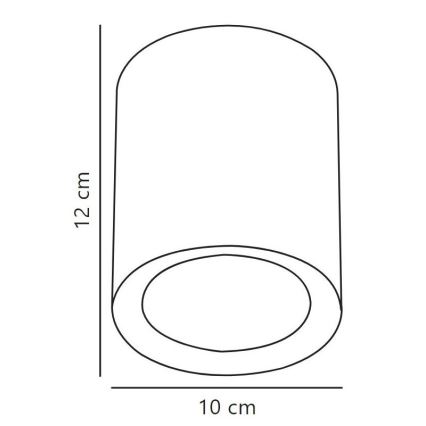 Nordlux - LED akcentinis šviestuvas FALLON LONG LED/5,5W/230V balta