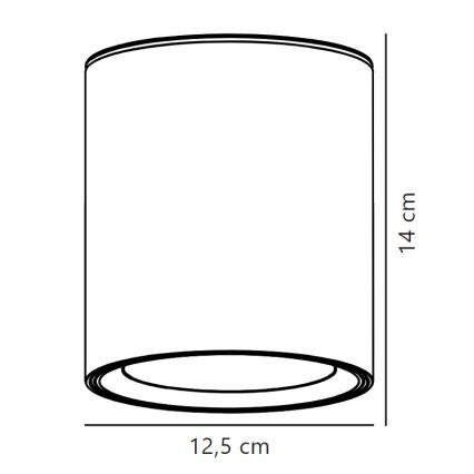Nordlux - LED akcentinis vonios šviestuvas LANDON LED/6,5W/230V IP44 juoda