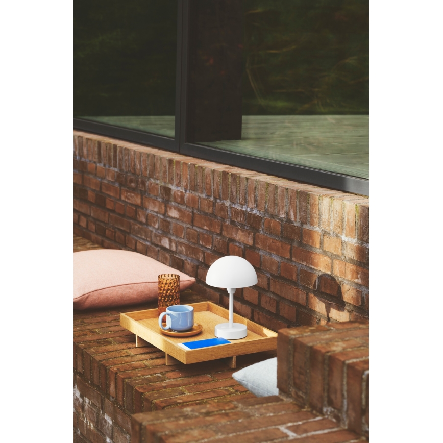 Nordlux - reguliuojama įkraunama lauko stalinė LED lempa ELLEN LED/2,8W/3,7V 2200 mAh IP44 balta