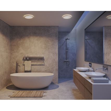 Nordlux - LED dimeriu reguliuojamas vonios lubinis šviestuvas OJA LED/14,5W/230V 3000/4000K IP54 skersmuo 30 cm