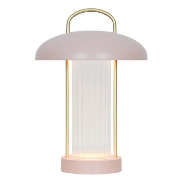 Nordlux - LED įkraunama jutiklinė stalinė lempa MIRANO, su reguliuojamu ryškumu, LED/3W/3,7V, rožinė