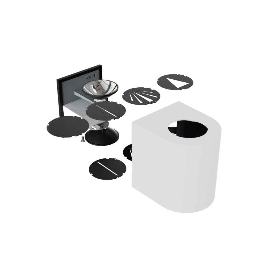 Nordlux - LED Lauko sieninis šviestuvas CANTO 2xLED/5,5W/230V IP44 pilka