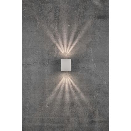 Nordlux - LED lauko sieninis šviestuvas CANTO 2xLED/6W/230V IP44 balta