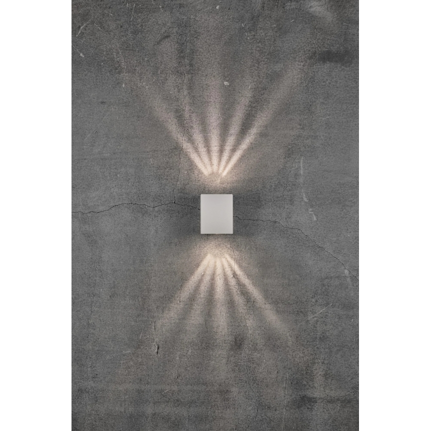 Nordlux - LED lauko sieninis šviestuvas CANTO 2xLED/6W/230V IP44 balta