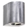 Nordlux - LED lauko sieninis šviestuvas CANTO 2xLED/6W/230V IP44 sidabrinis