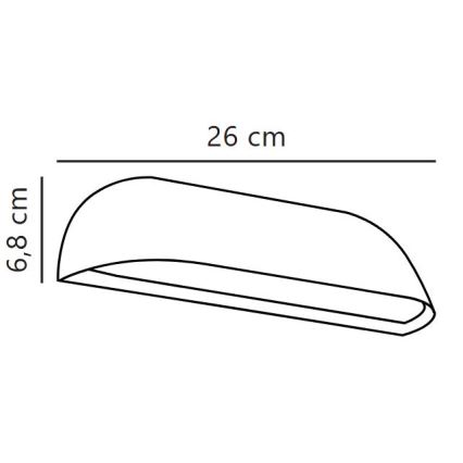 Nordlux - LED lauko sieninis šviestuvas FRONT LED/9,5W/230V IP44