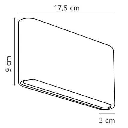 Nordlux - LED lauko sieninis šviestuvas KINVER LED/8,5W/230V IP54 baltas