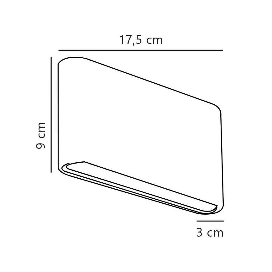 Nordlux - LED lauko sieninis šviestuvas KINVER LED/8,5W/230V IP54 baltas