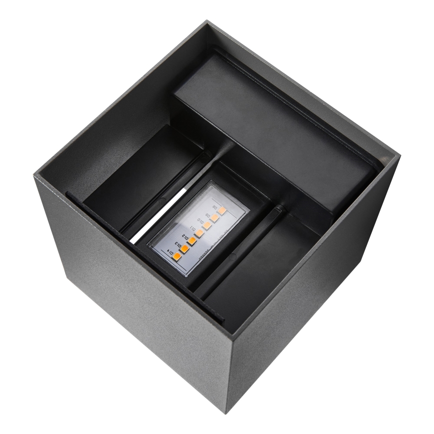 Nordlux - LED lauko sieninis šviestuvas MILDA LED/4,9W/230V IP44 antracitas