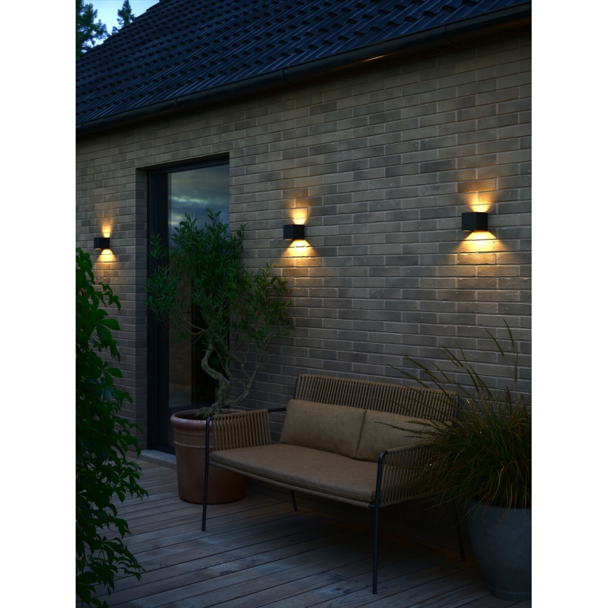 Nordlux - LED lauko sieninis šviestuvas MILDA LED/4,9W/230V IP44 juodas