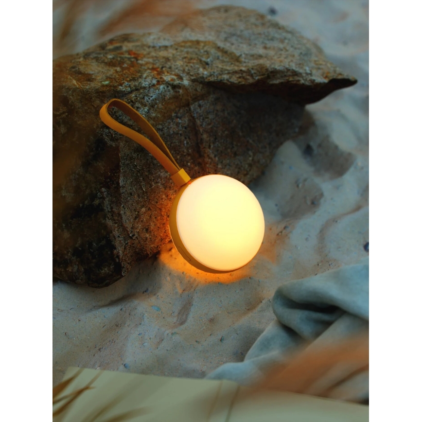 Nordlux - LED Nešiojama įkraunama lempa LED/1W/3,7V IP54 1500 mAh geltona
