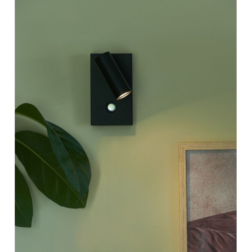 Nordlux - LED pritemdomas akcentinis sieninis šviestuvas OMARI LED/3,2W/230V juoda