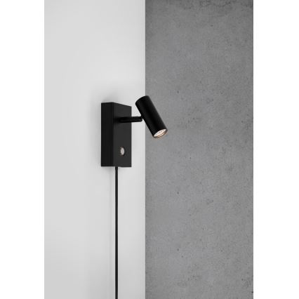 Nordlux - LED pritemdomas akcentinis sieninis šviestuvas OMARI LED/3,2W/230V juoda