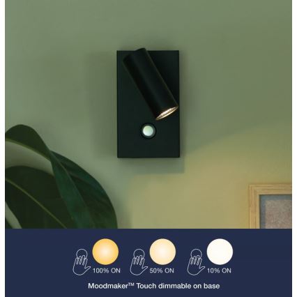 Nordlux - LED pritemdomas akcentinis sieninis šviestuvas OMARI LED/3,2W/230V juoda
