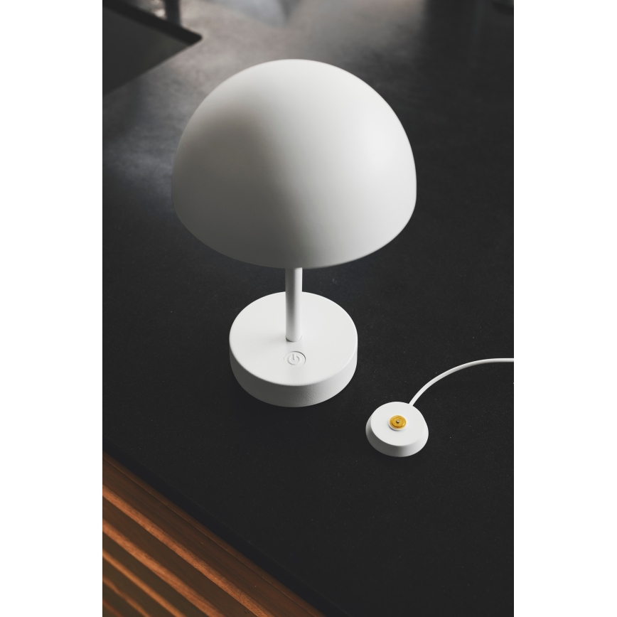 Nordlux - LED Pritemdoma įkraunama lauko stalinė lempa ELLEN LED/2,8W/3,7V IP44 balta