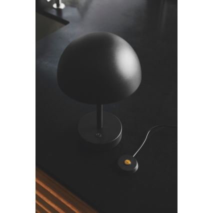 Nordlux - LED Pritemdoma įkraunama lauko stalinė lempa ELLEN LED/2,8W/3,7V IP44 juoda