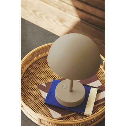 Nordlux - LED Pritemdoma įkraunama lauko stalinė lempa ELLEN LED/2,8W/3,7V IP44 smėlio spalva